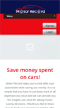 Mobile Screenshot of motorrecord.com